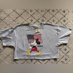 Mickey Mouse Cropped Tshirt